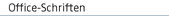 Office-Schriften